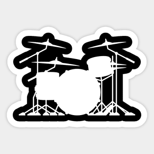 Minimalist Drums Sticker